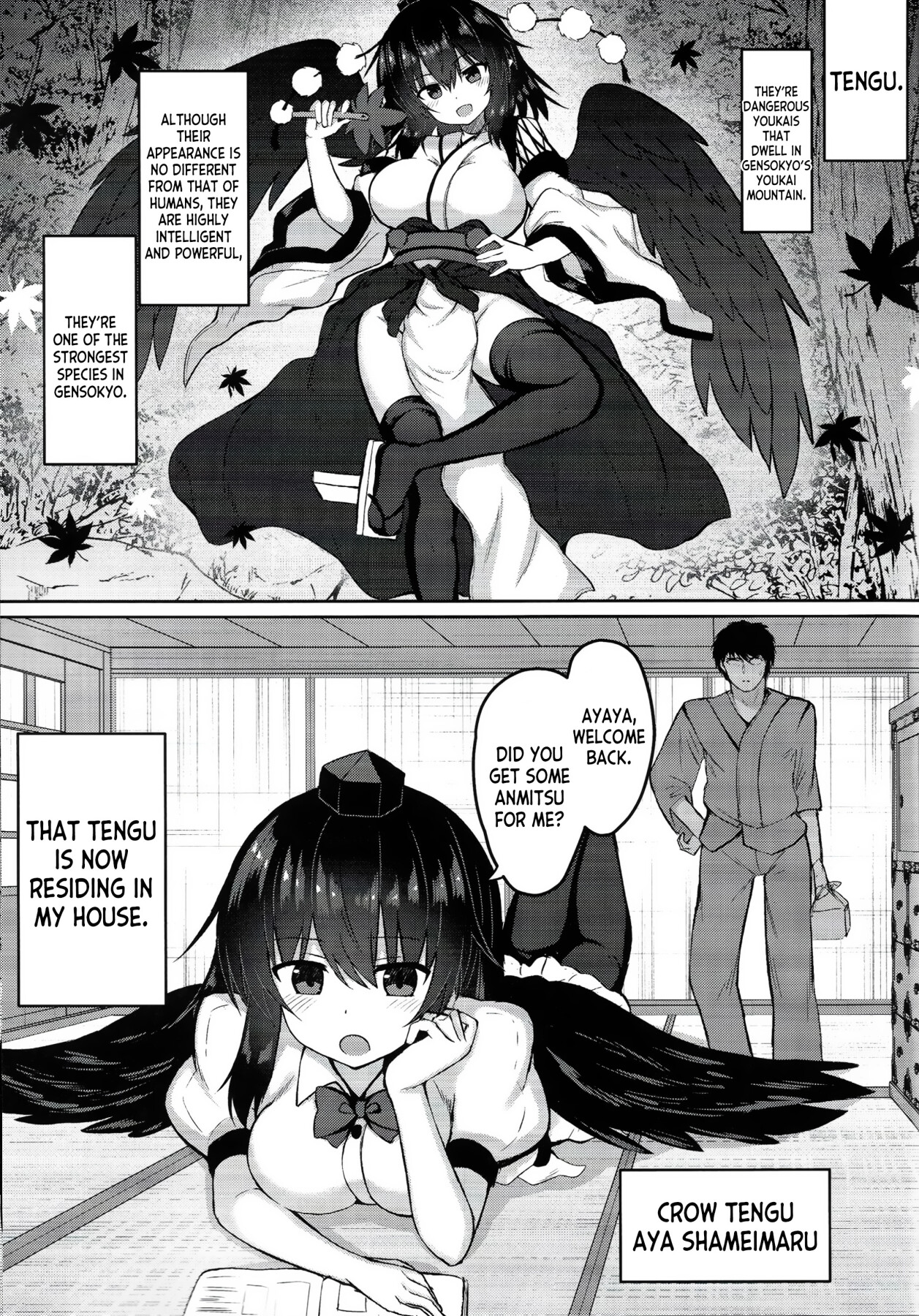 Hentai Manga Comic-Tengu At Home Sex-Read-2